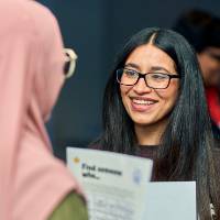 International Anchor Allies Winter 2026 First Mixer - happiness all over student face